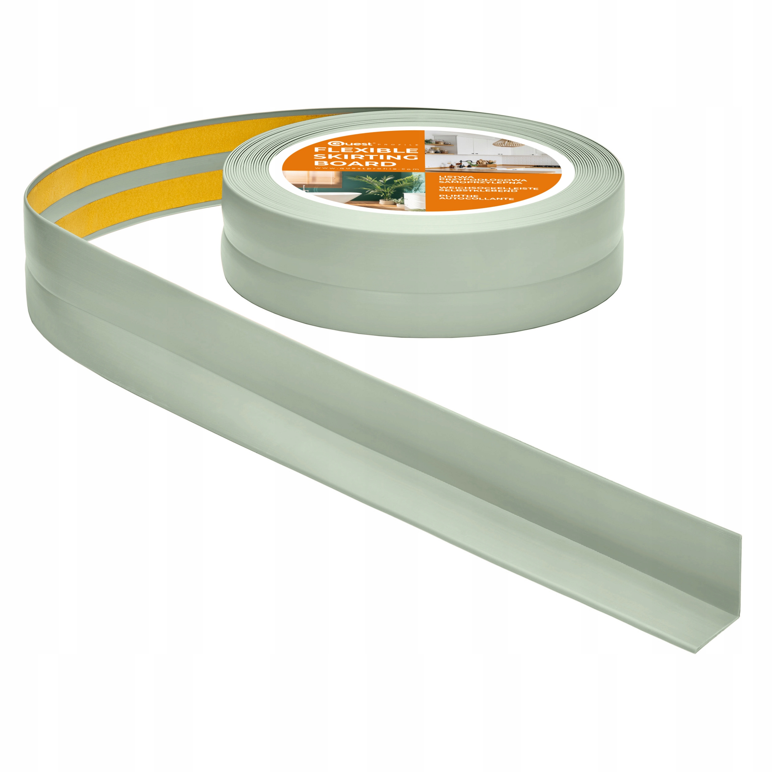 Samolepiaca dokončovacia lišta svetlozelená Pvc 25 m 30x30 mm