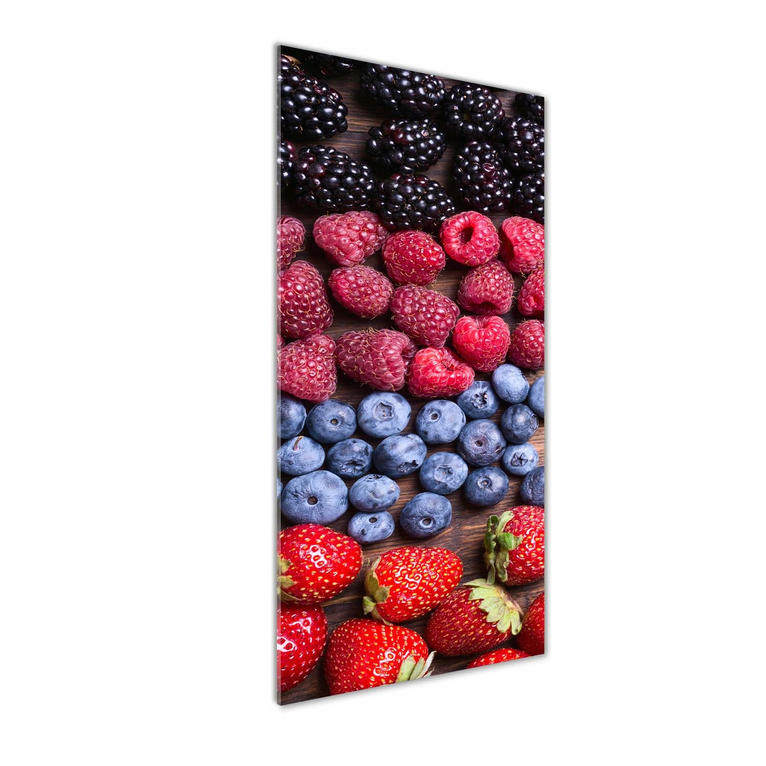 

Nowoczesny fotoobraz akrylowy Owoce leśne 50x125cm