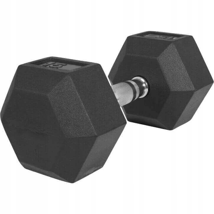 Hantla 15 kg profesjonalna Gumowana stała