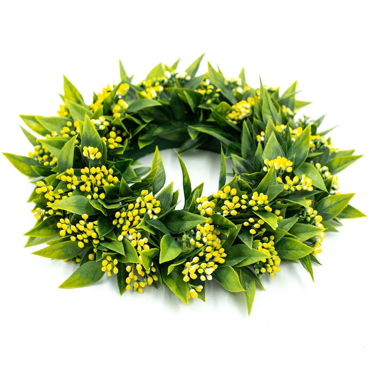 WIANEK WIOSENNY Z ŻÓŁTYCH KULECZEK KWIATKÓW STROIK WIOSENNY Marka inna