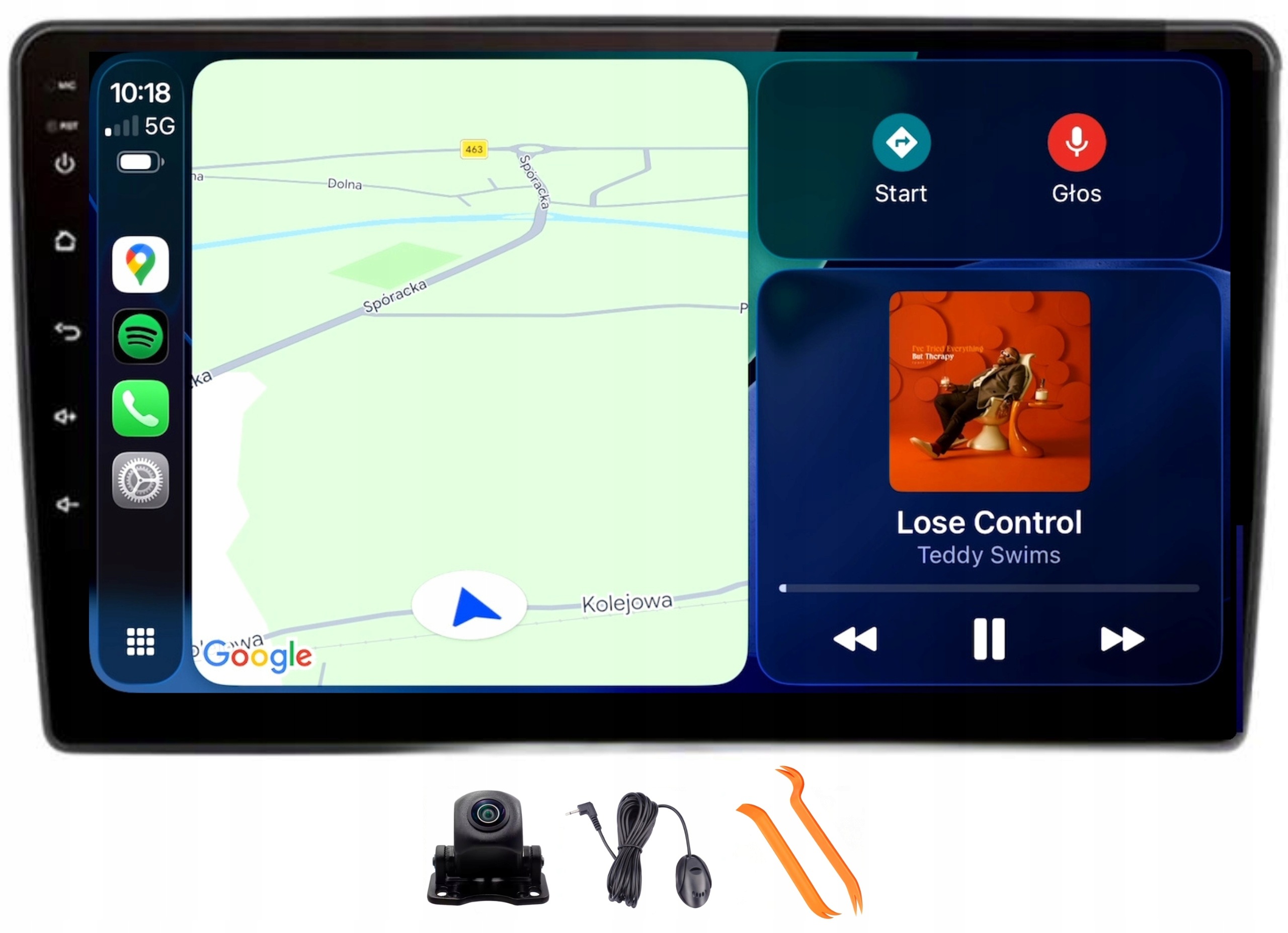 Android Radio Nawigacja Qled Carplay Lte Dacia Logan Sandero Dokker 12-17