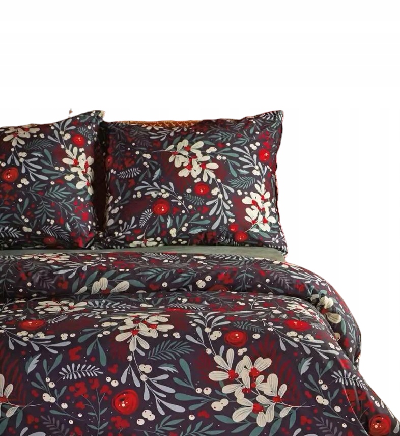 Povlečení Home&you z mikrovlákna 220 x 200 cm s vánočním motivem, 2 povlaky na polštáře