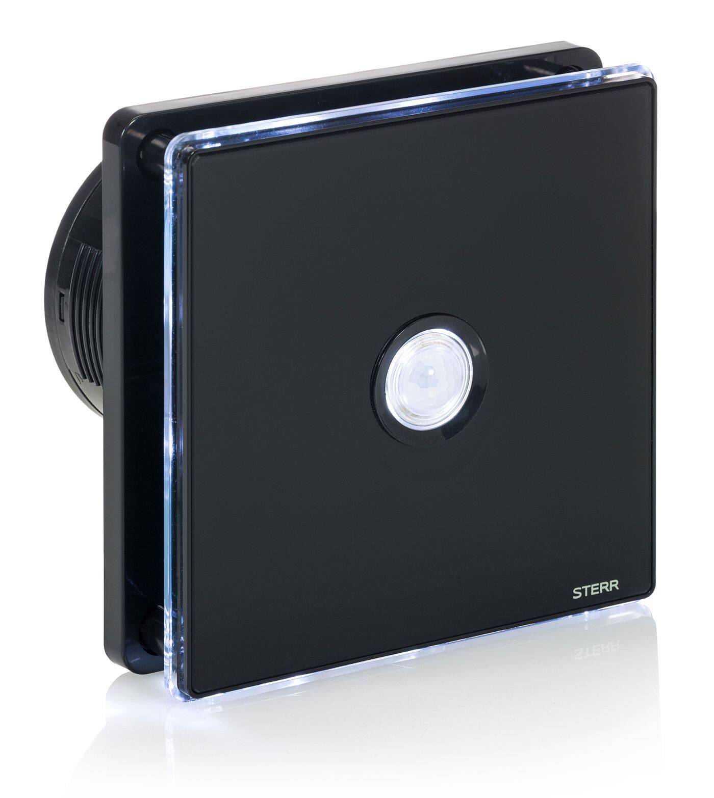 Wentylator łazienkowy Sterr fi 100 Czujnik ruchu Led BFS100LP-B czarny
