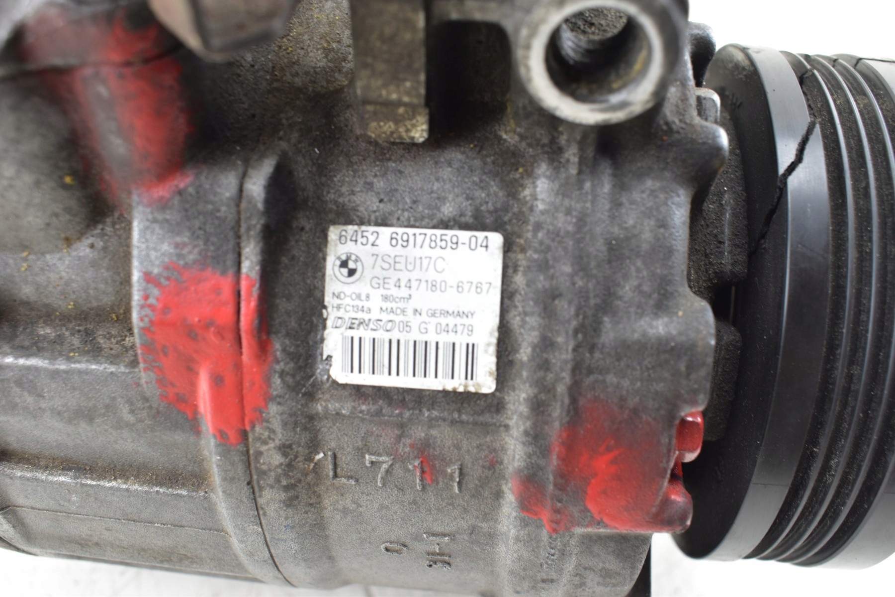 compressor of the air conditioning BMW E60 E61 E63 E64 E65 E66 2.5 3.0 D M57 6917859