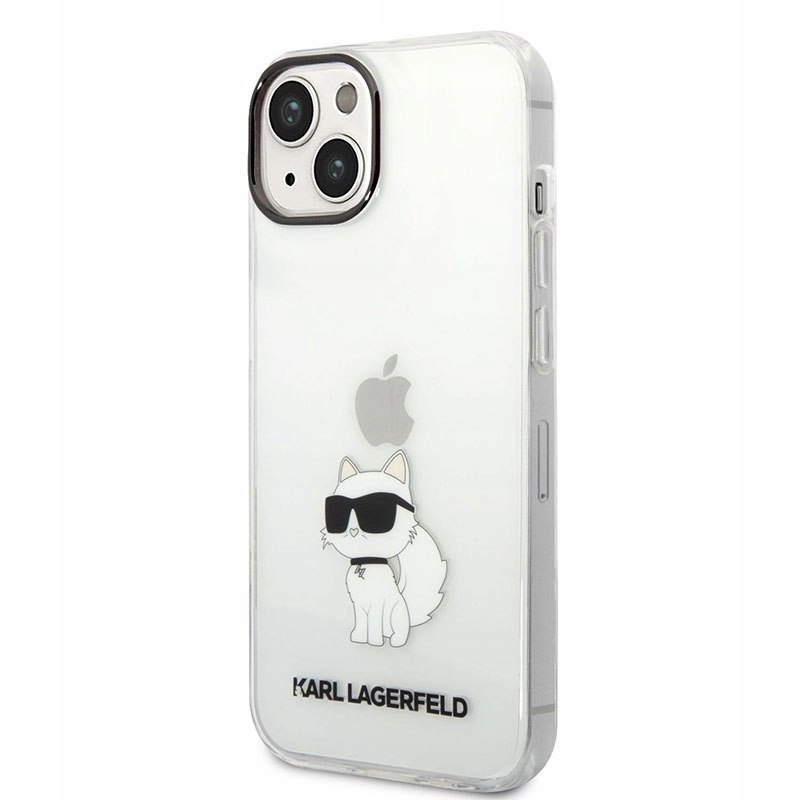 Karl Lagerfeld IML Nft Choupette Pouzdro na iPhone 14 Plus průhledný