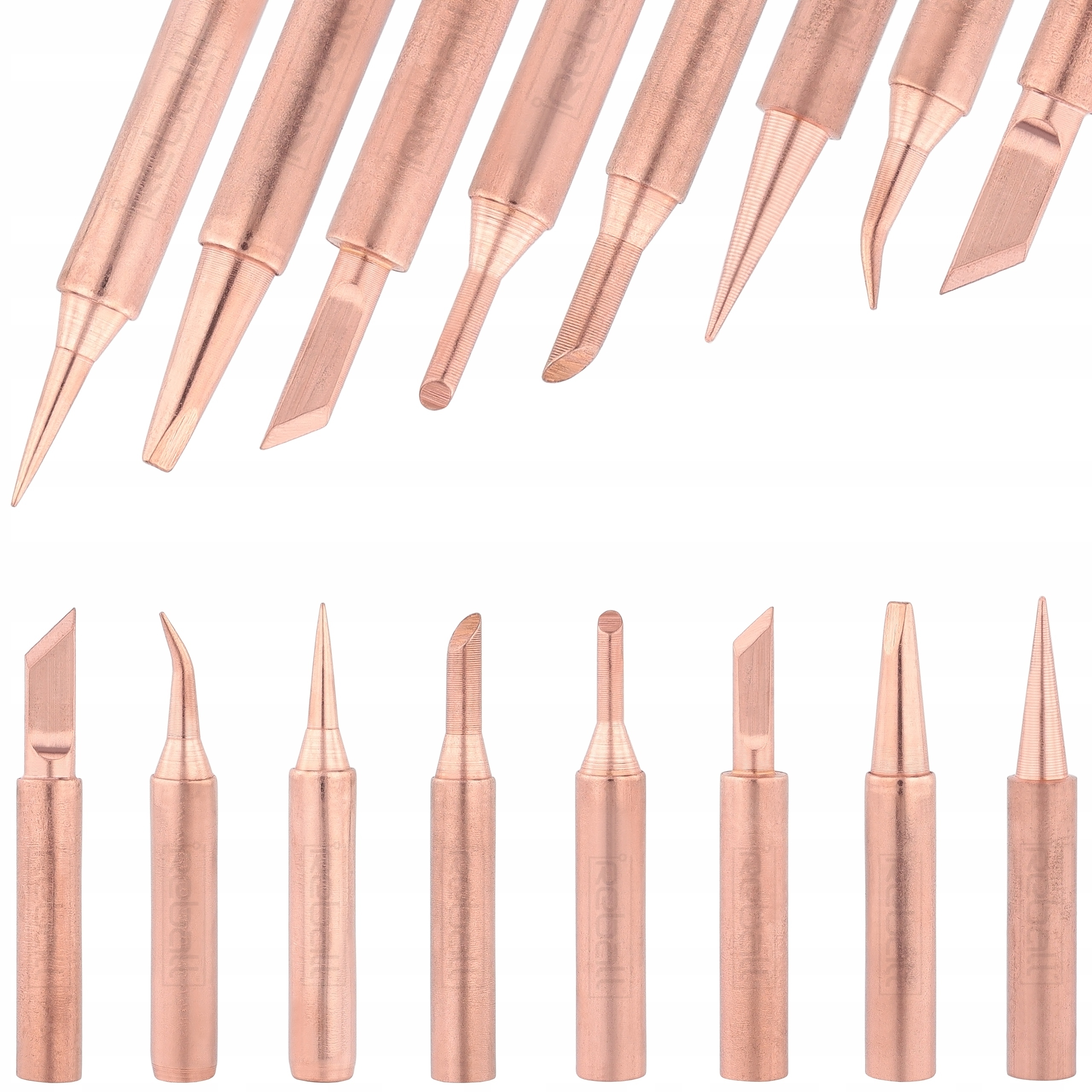 8 x Hroty Pro Přesnou Páječku 900 M Pro Pájecí Stanici Yihua Miedź