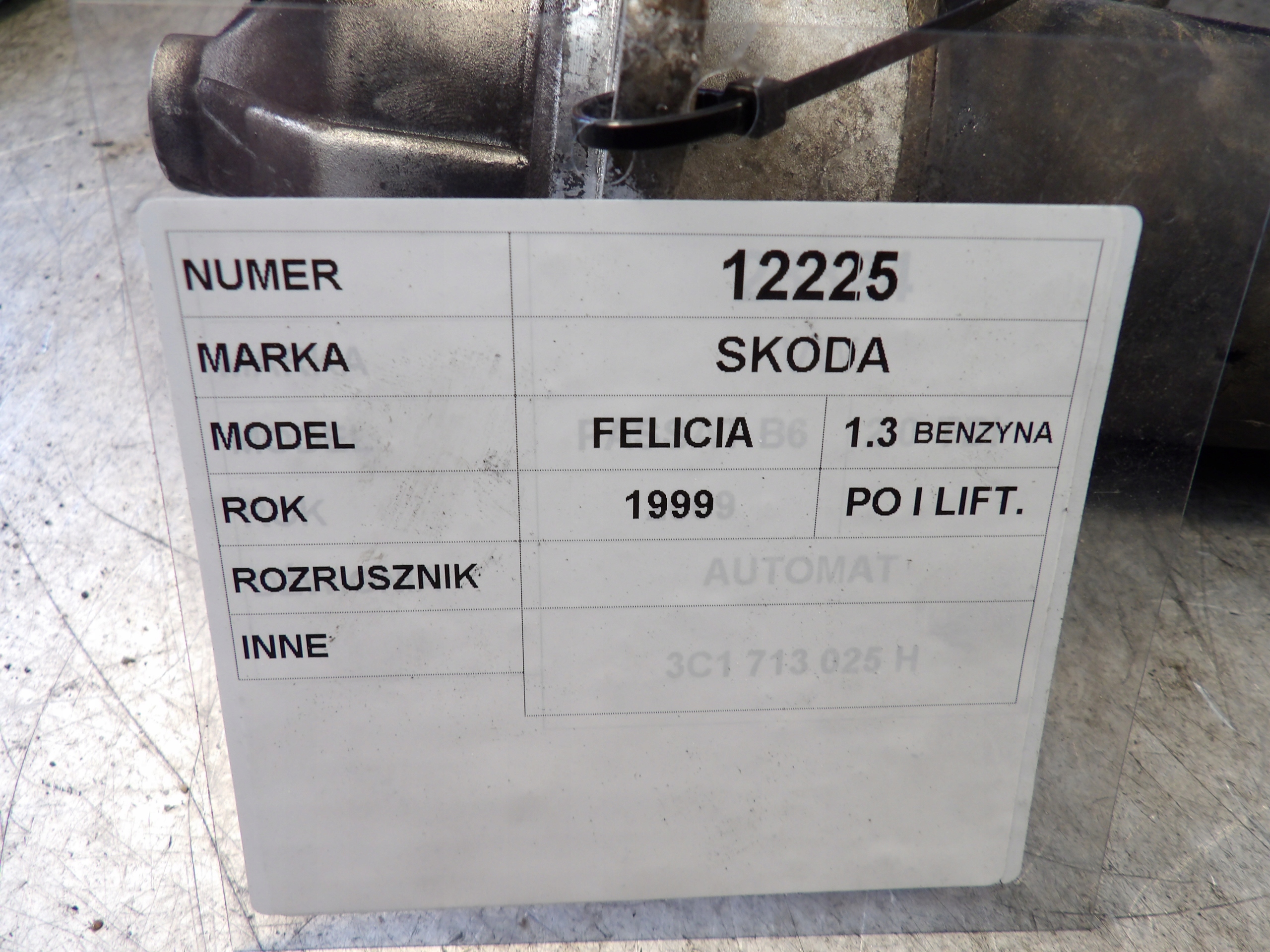 Skoda Felicja starter 1,3B