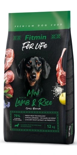 Levně Fitmin Dog For Life Mini Lamb with Rice krmivo krmivo pro psy 12 kg