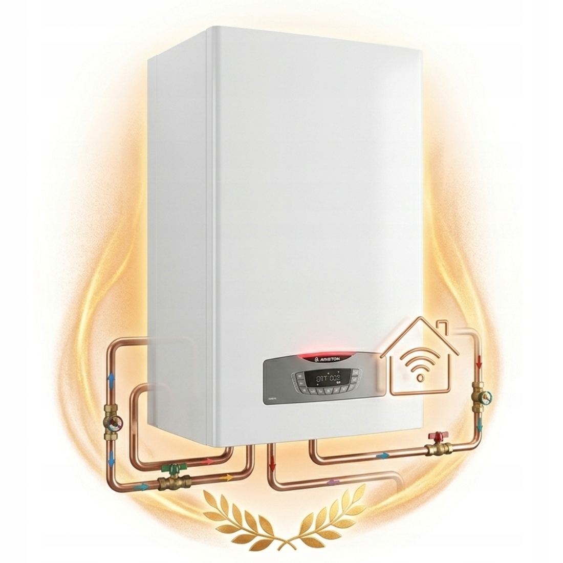 Piec Kocioł Kondens Kondensacyjny 2F Clas B One Wifi 24 Ariston