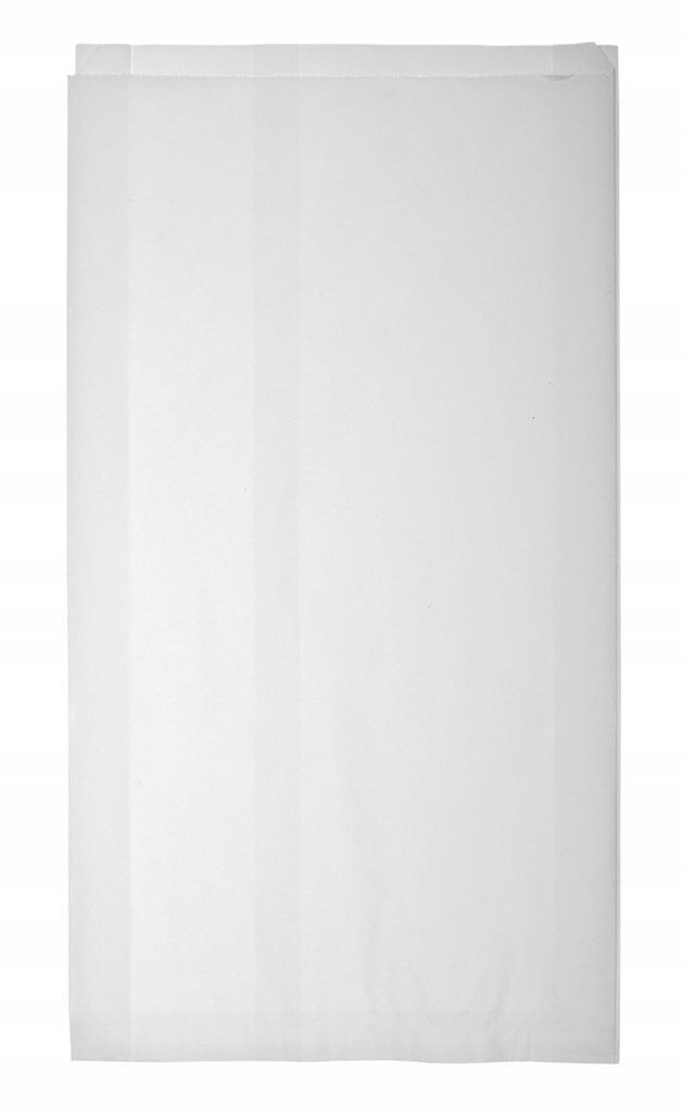 Snídaňová taška bílá papírová záhybová 29x6x15 1000ks