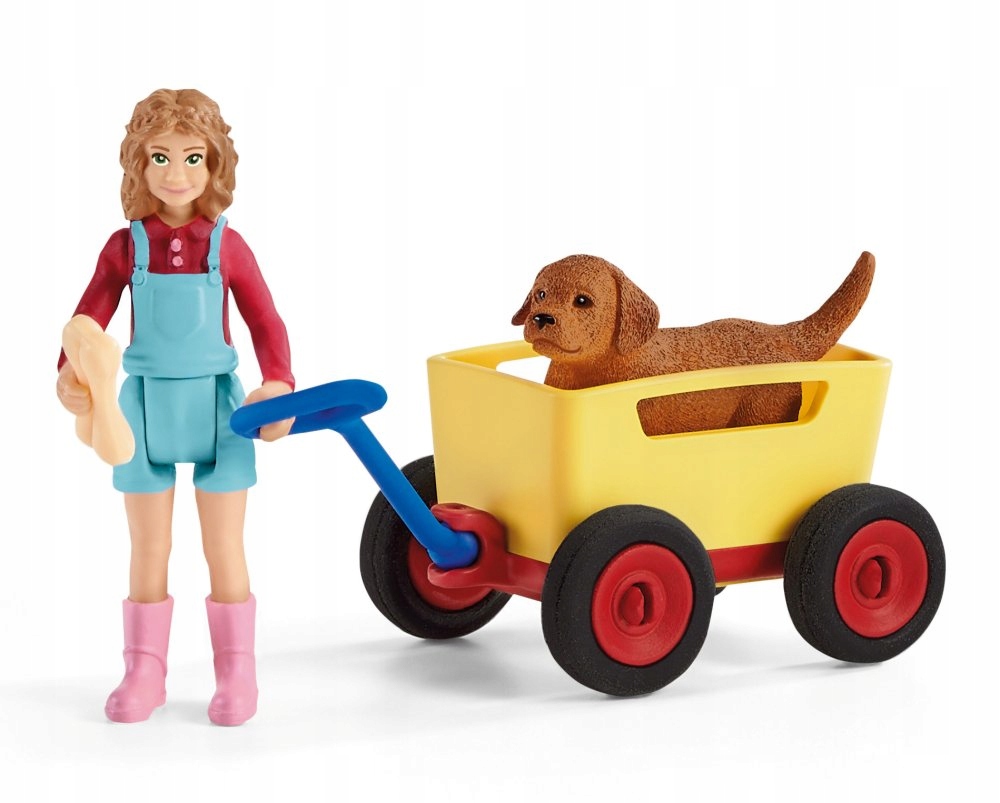 

Schleich Wózek dla psów Figurka Sarah Pies 42543