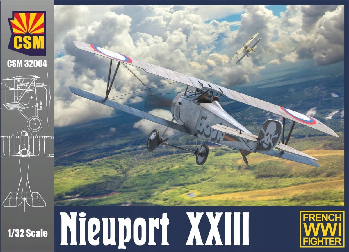 Model plastový Nieuport XXIII Copper State Models Csm 32004 měřítko 1/32