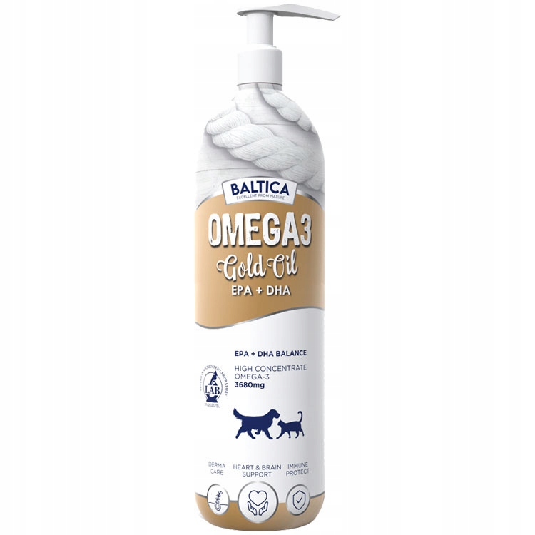 Oleje i tłuszcze dla kota, dla psa Baltica olej 1000 ml 1000 g