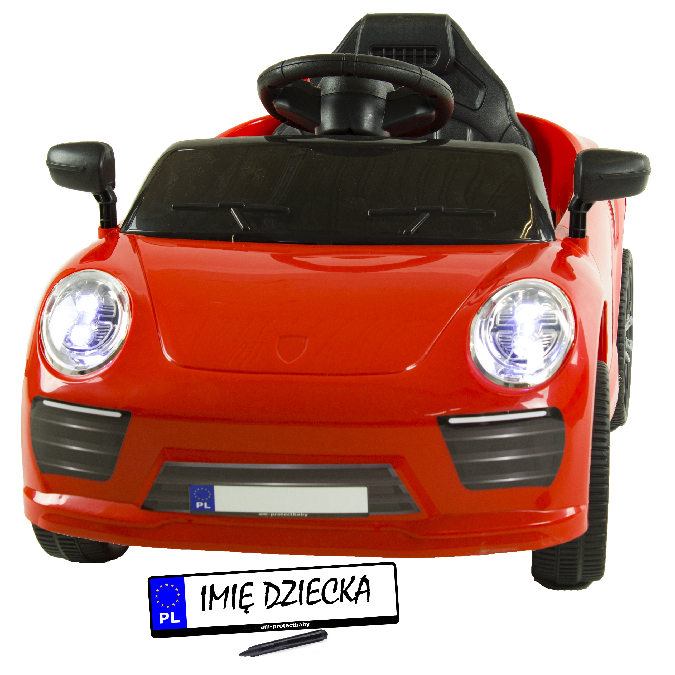 

Auto na akumulator dla Dzieci Led Pilot +Bujak