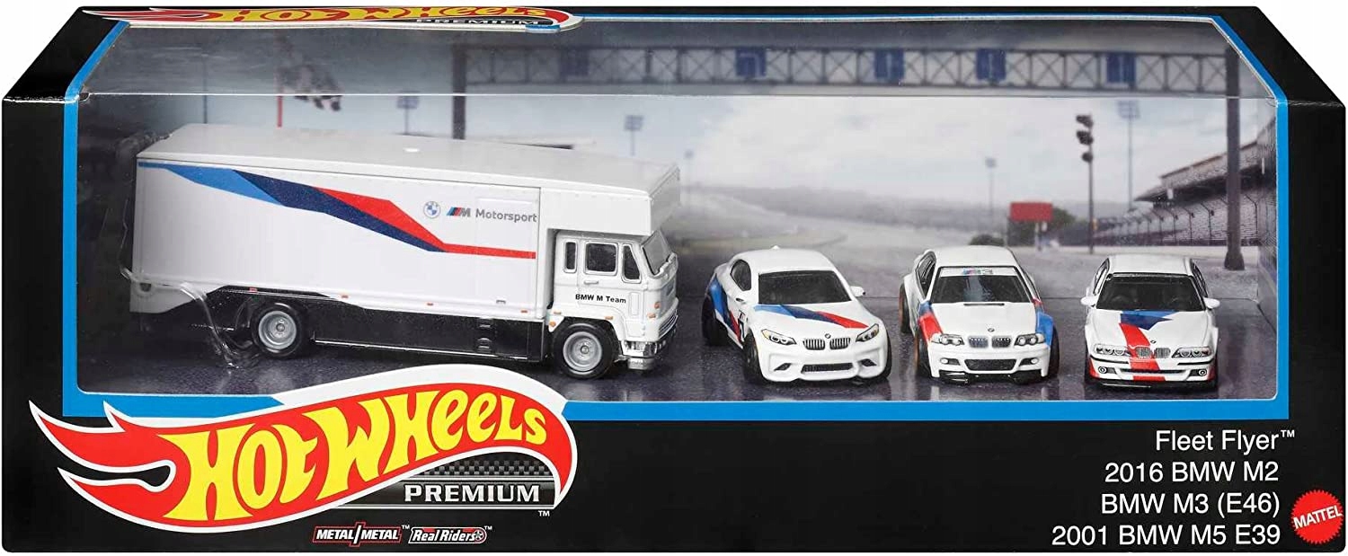 

Hot Wheels Premium Diorama zestaw 4 aut Bmw HCR52