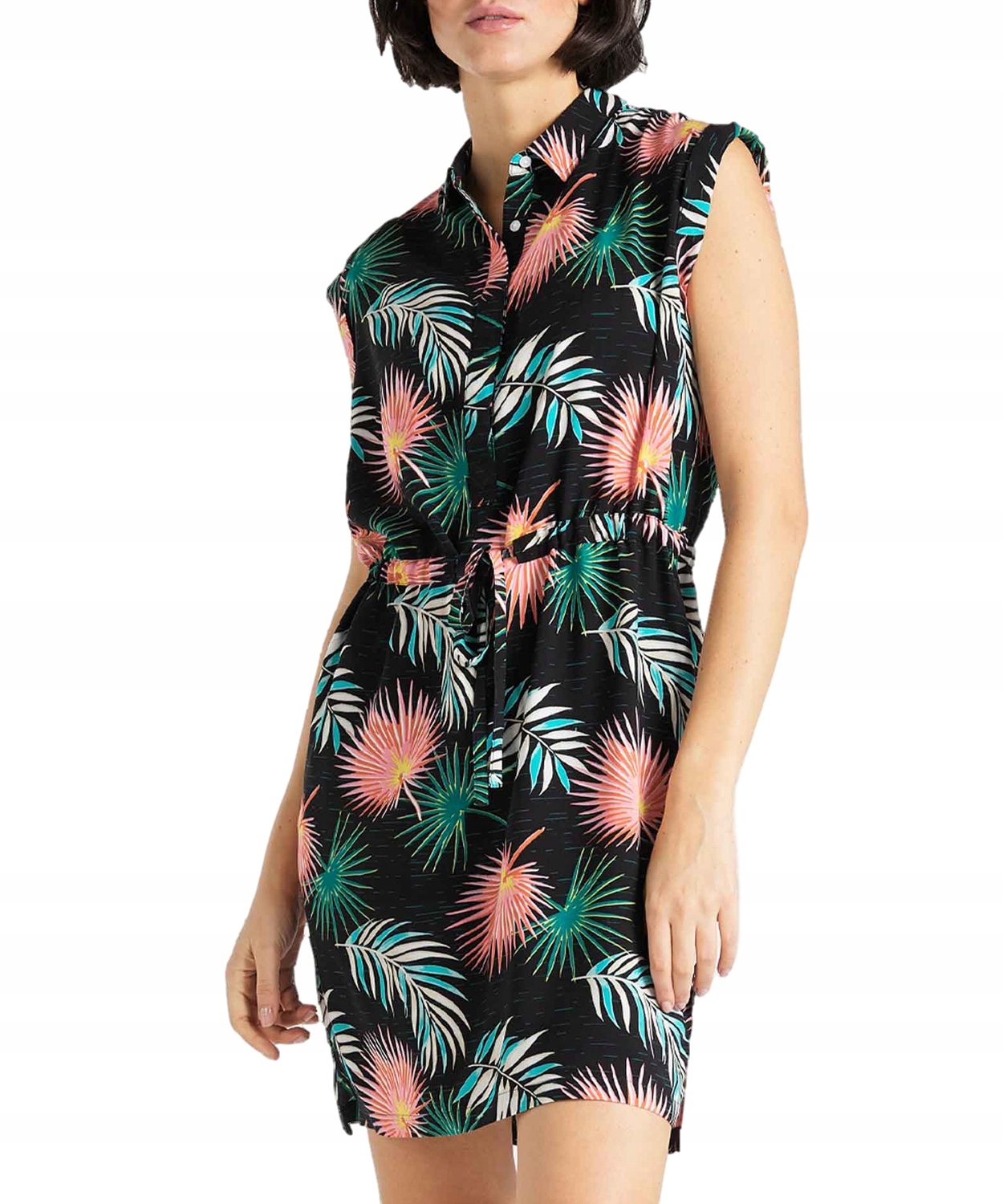 Sukienka Lee Tropical Dress L50DDW01 Black M