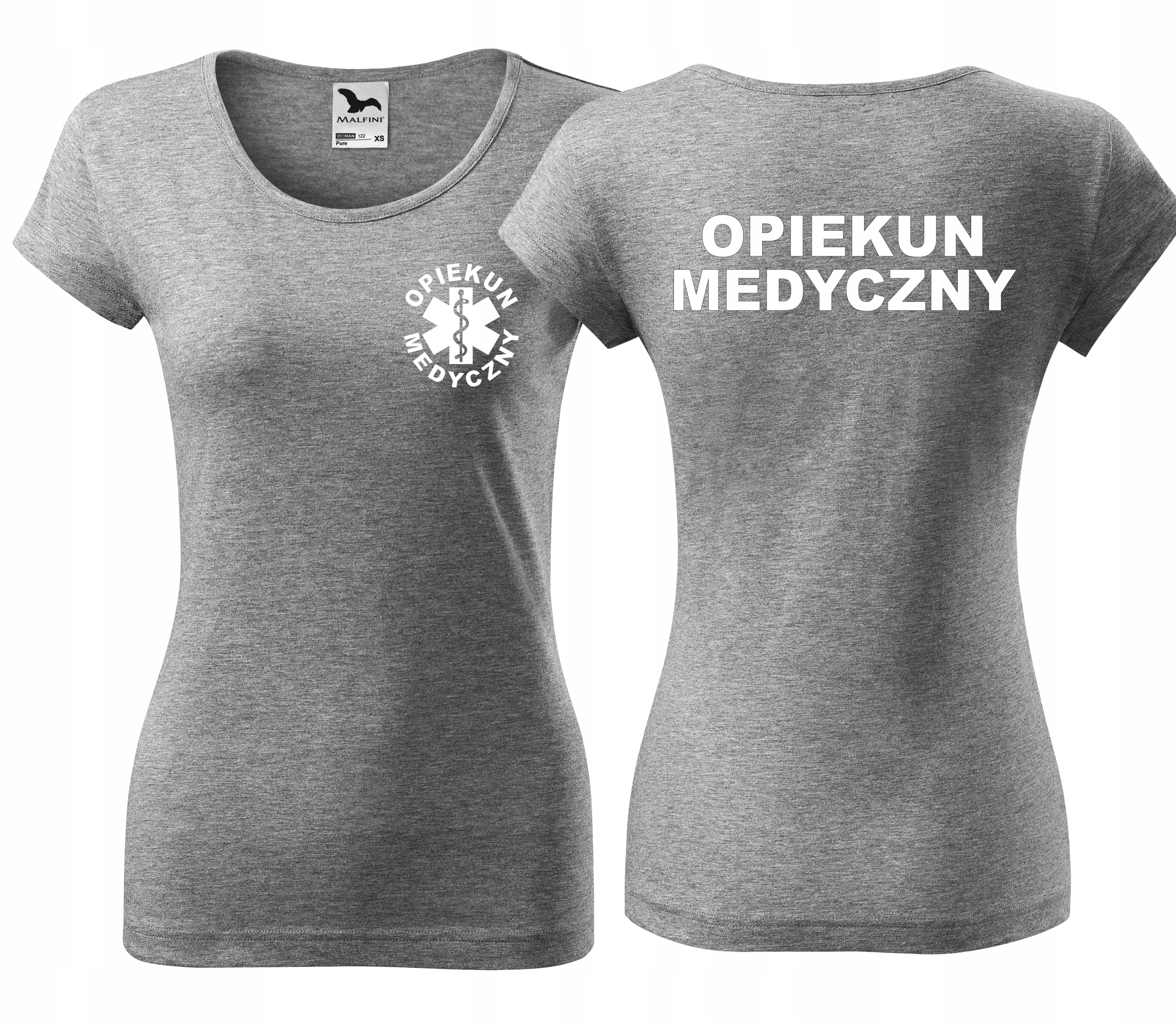 

koszulka Opiekun Medyczny eskulap z nadrukiem XL