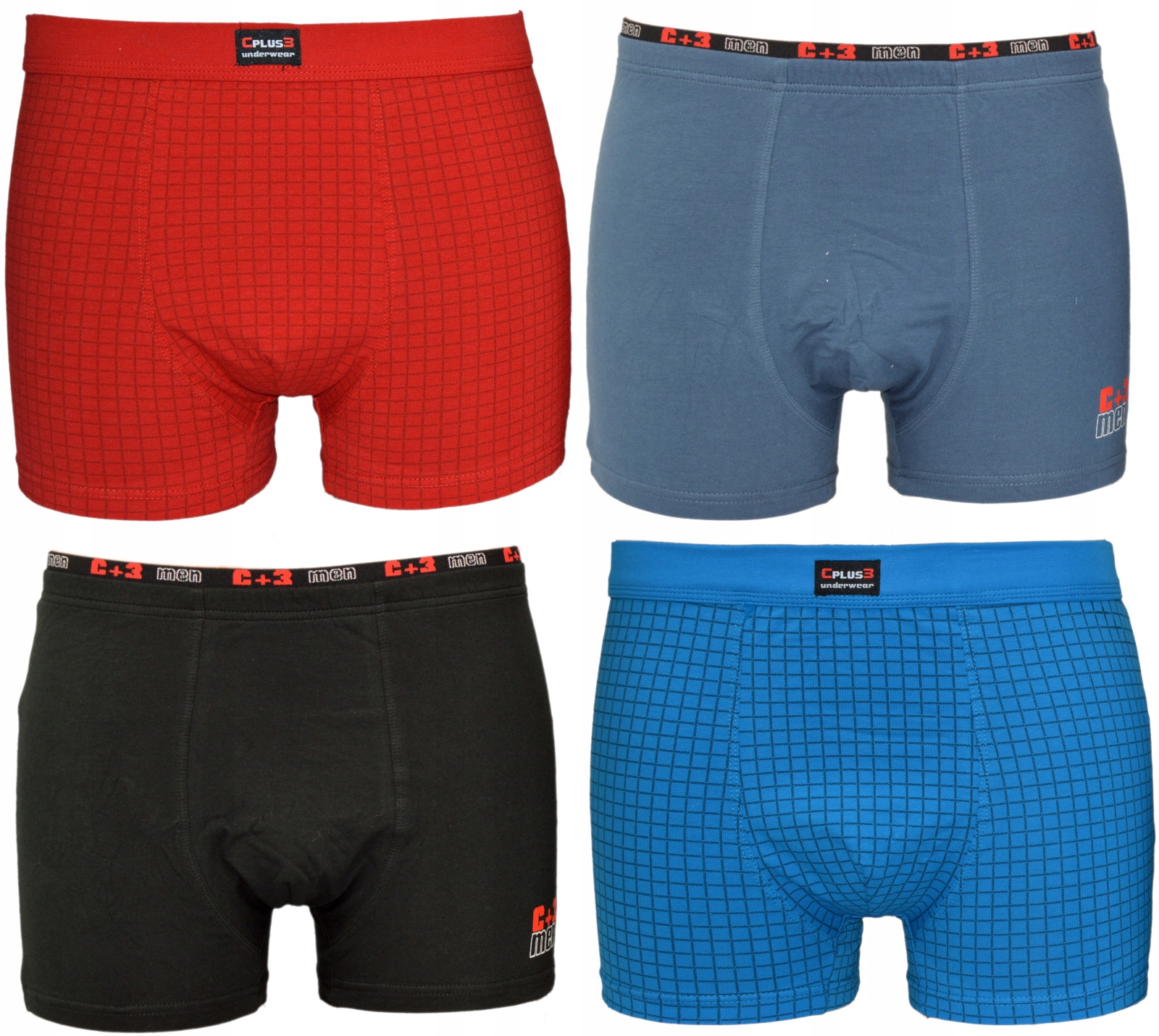 

Zestaw 4szt Bokserki Męskie Duży Wybór C+3 roz L