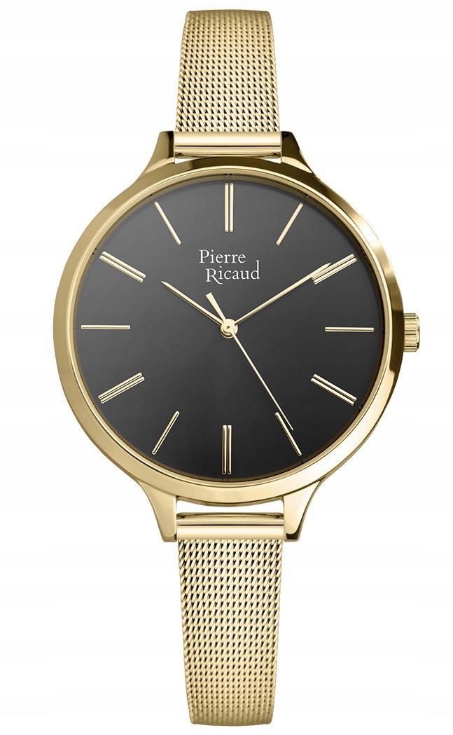 Nové Originální dámské hodinky Pierre Ricaud P22002.1117Q, klasické, zlaté