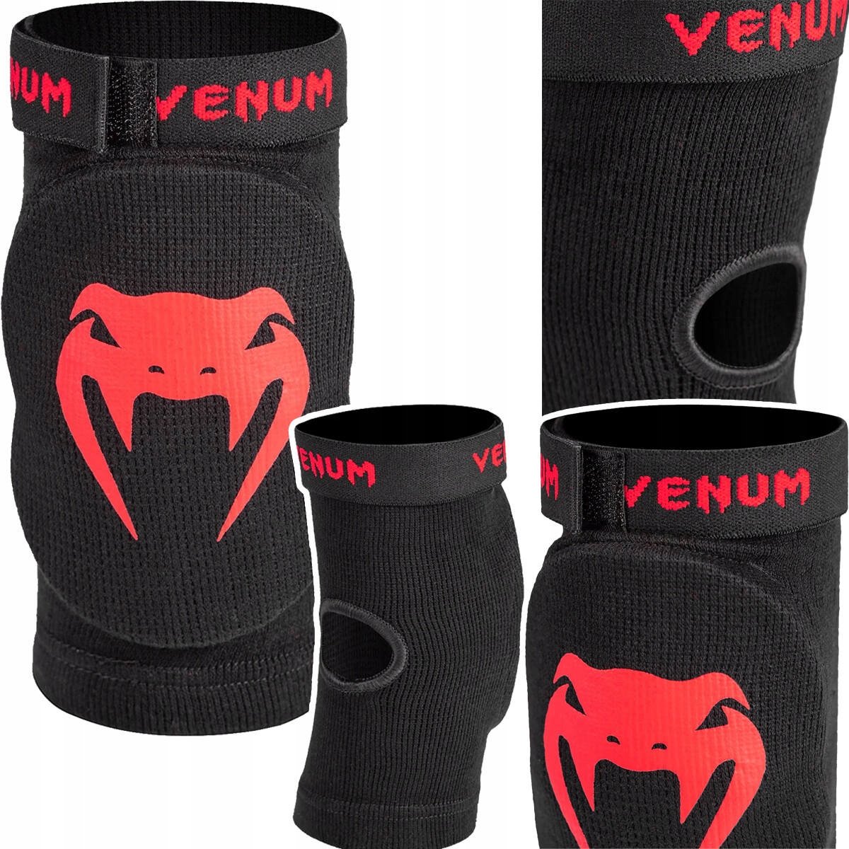 Ochraniacze na łokcie Venum Kontact Elbow Guard Czarne r. M