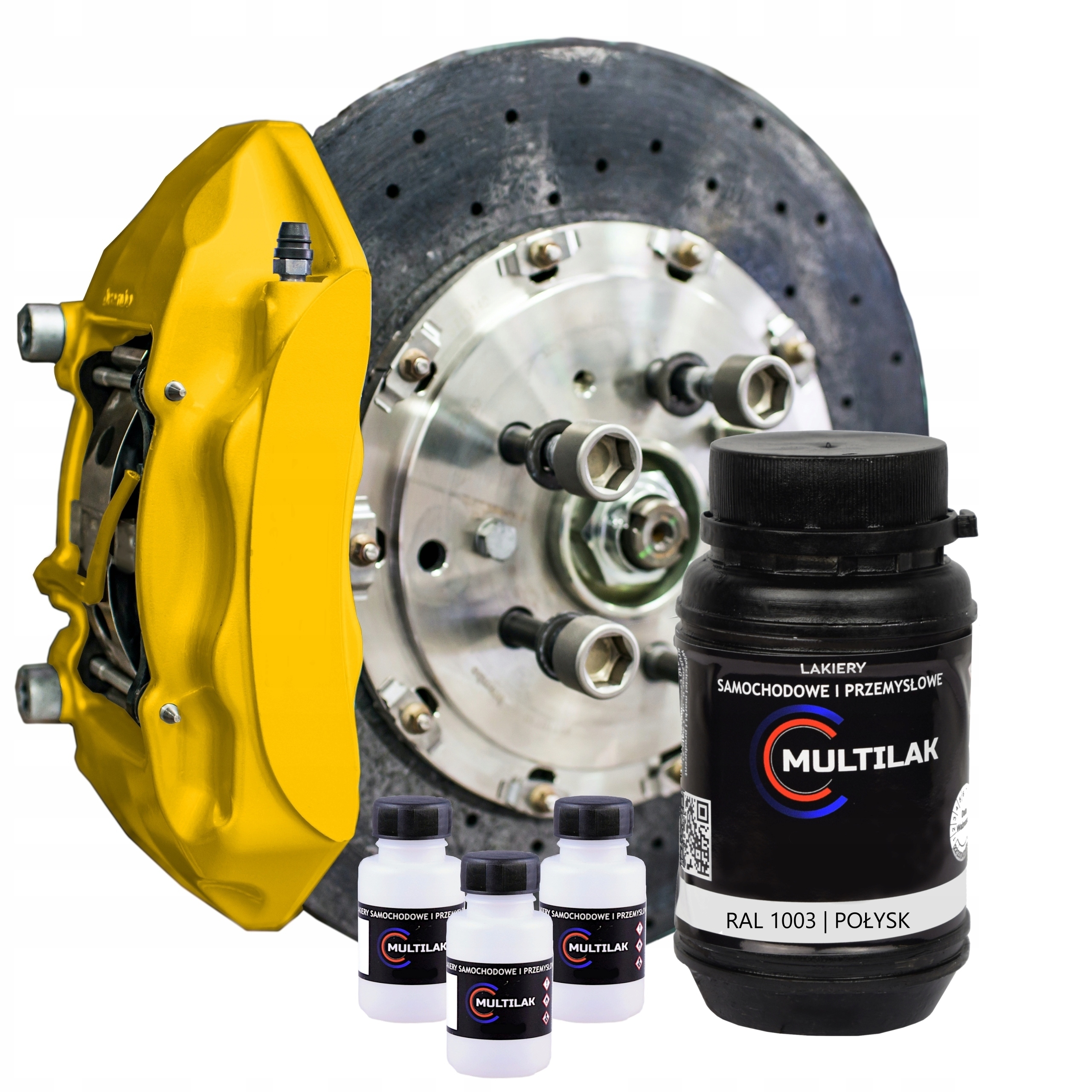Lakier do zacisków hamulcowych Ral 1003 połysk