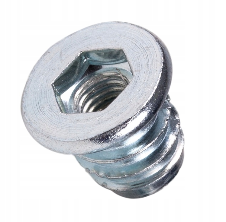 

Mufa wkręcana z kołnierzem do drewna M10 x 17 mm