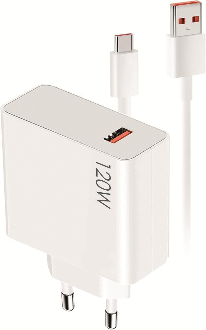 Síťová nabíječka pro Xiaomi HyperSpeedXi 120W ultrarychlé nabíjení kabel
