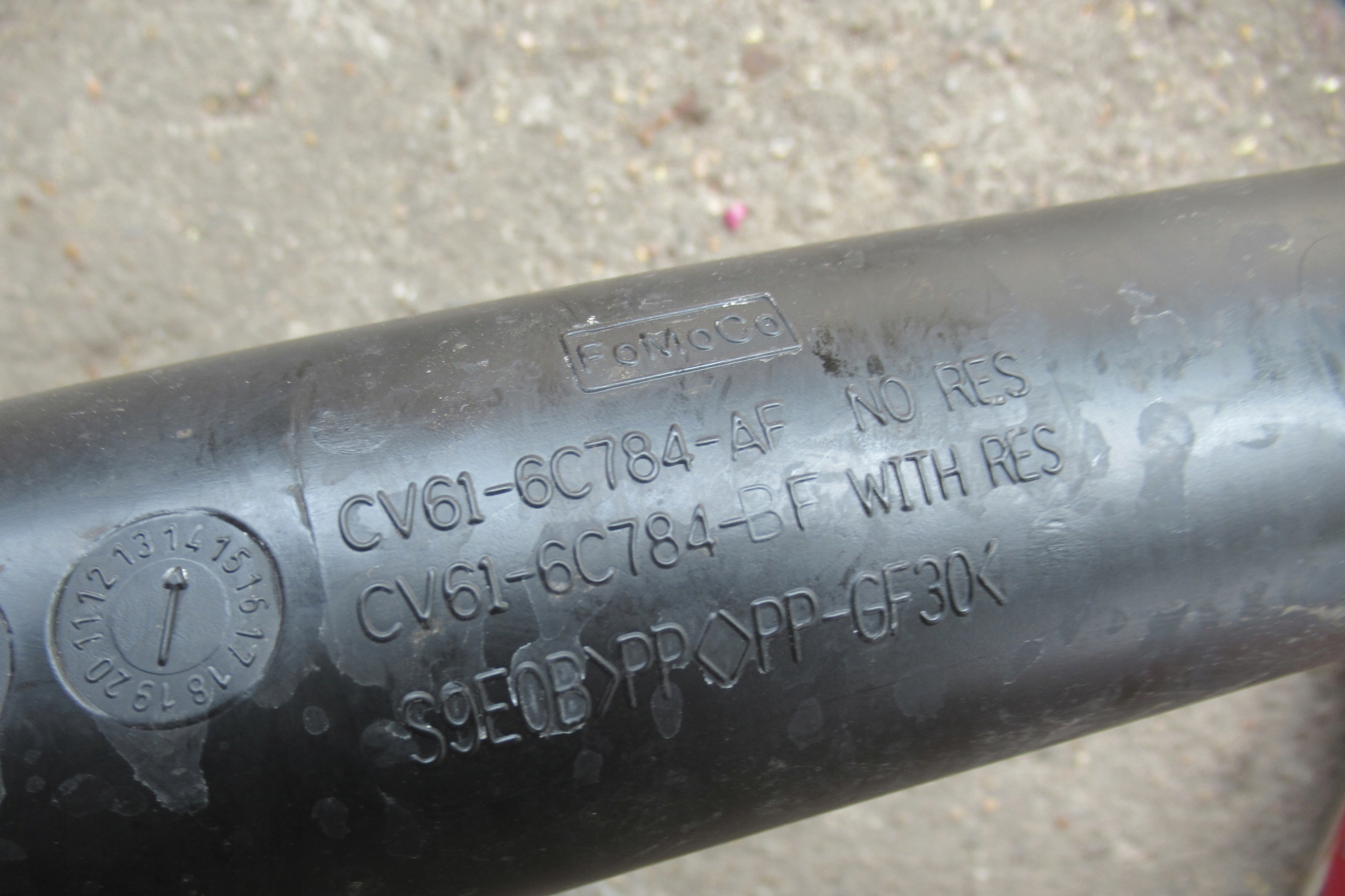 FORD FIESTA MK7 1.0 EB pipe air hose