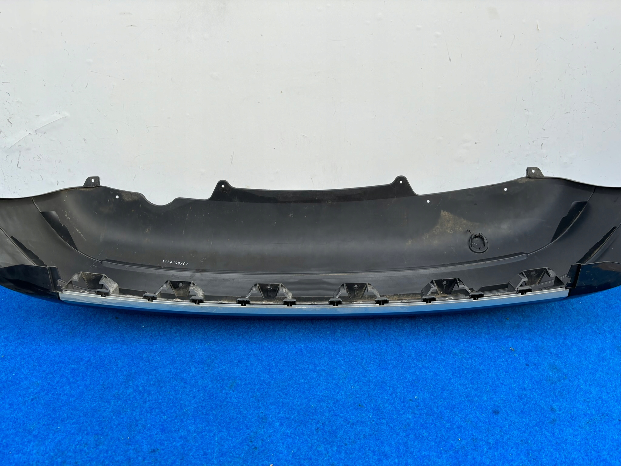 AUDI A2 8Z bumper rear part rear + CHROM 8Z0807417 TA47