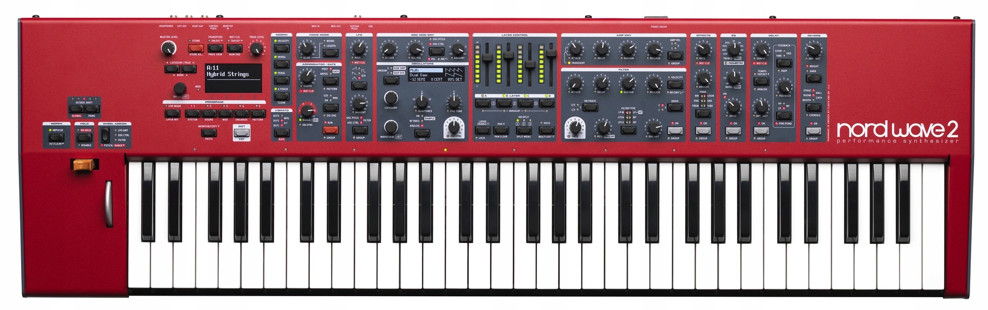 Nord Wave 2 – digitální polyfonní syntezátor