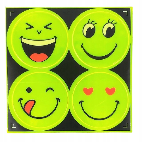 ODBLASKI DLA DZIECI NAKLEJKI ODBLASKOWE BUŹKI Kod producenta HM3079