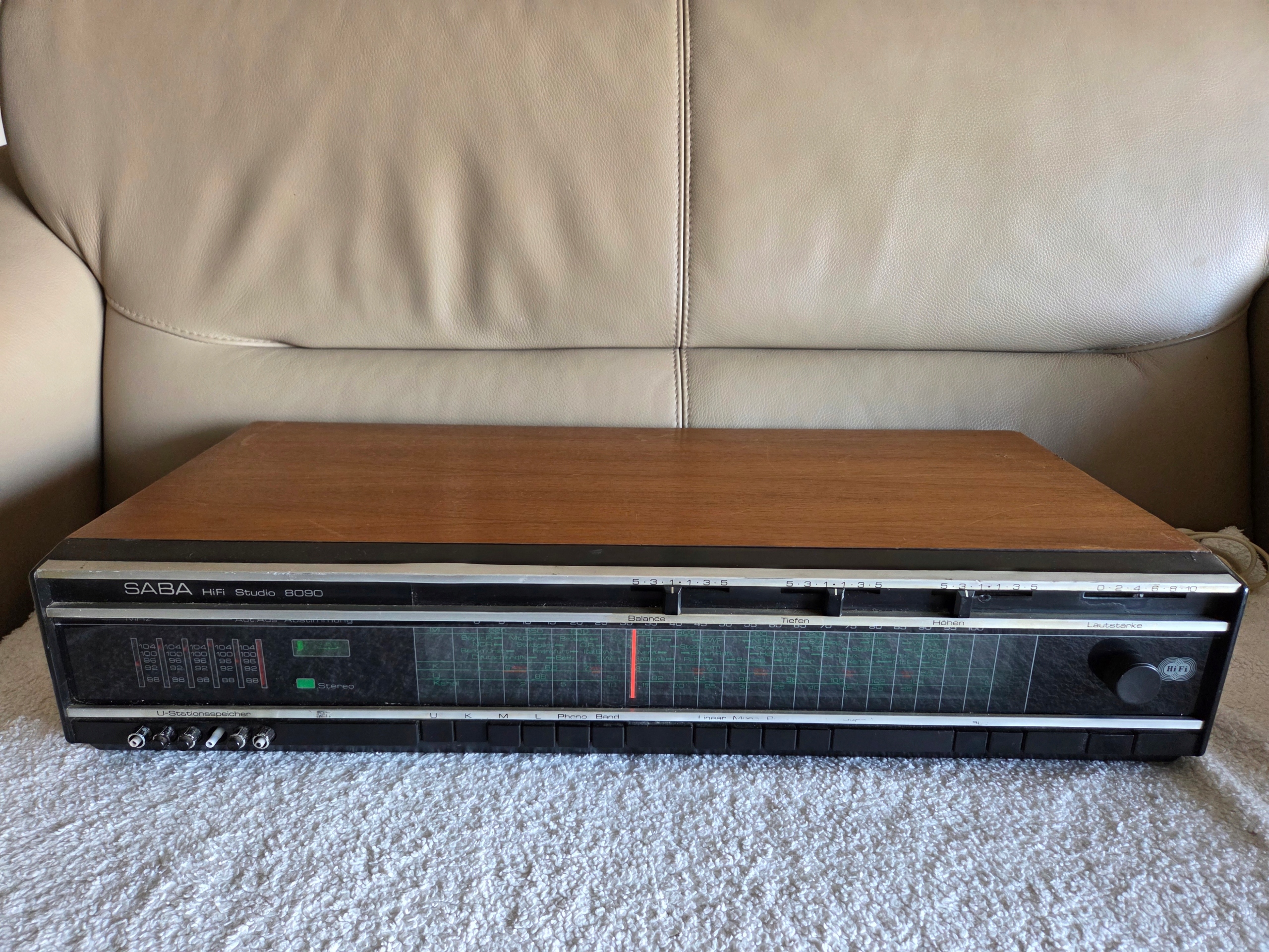 Radio Saba HiFi Studio 8090 Oryginał DO NAPRAWY