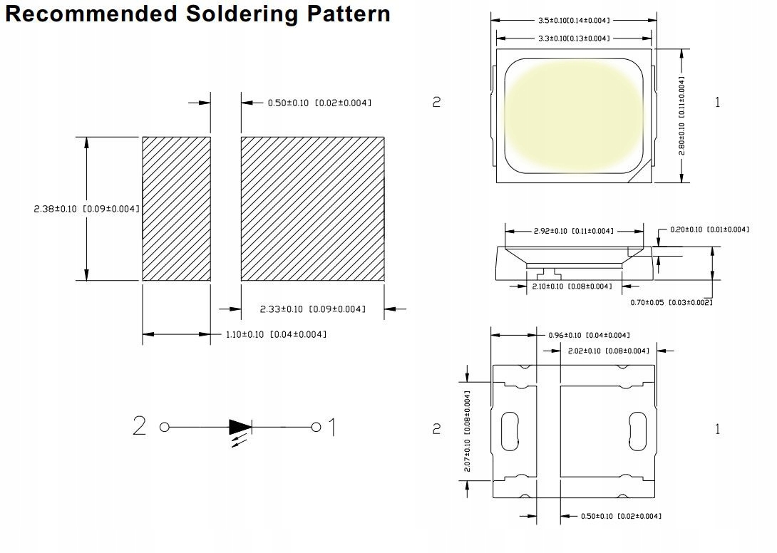 ART LED SMD-2835 Ultra-WHITE 5000K za 10szt