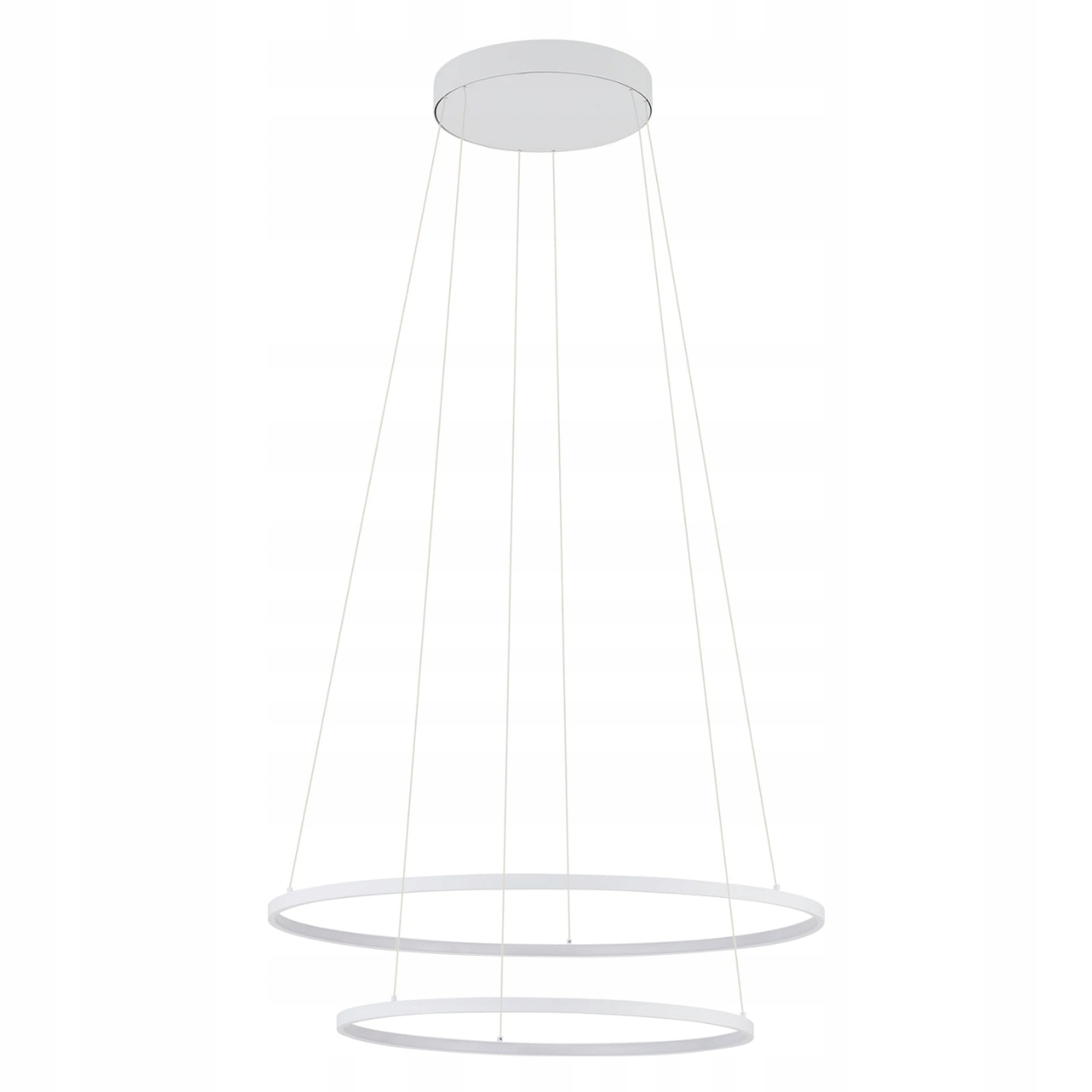 Závesná Lampa Circolo Power Led Biela 67W 3000K glamour ring do jedálne