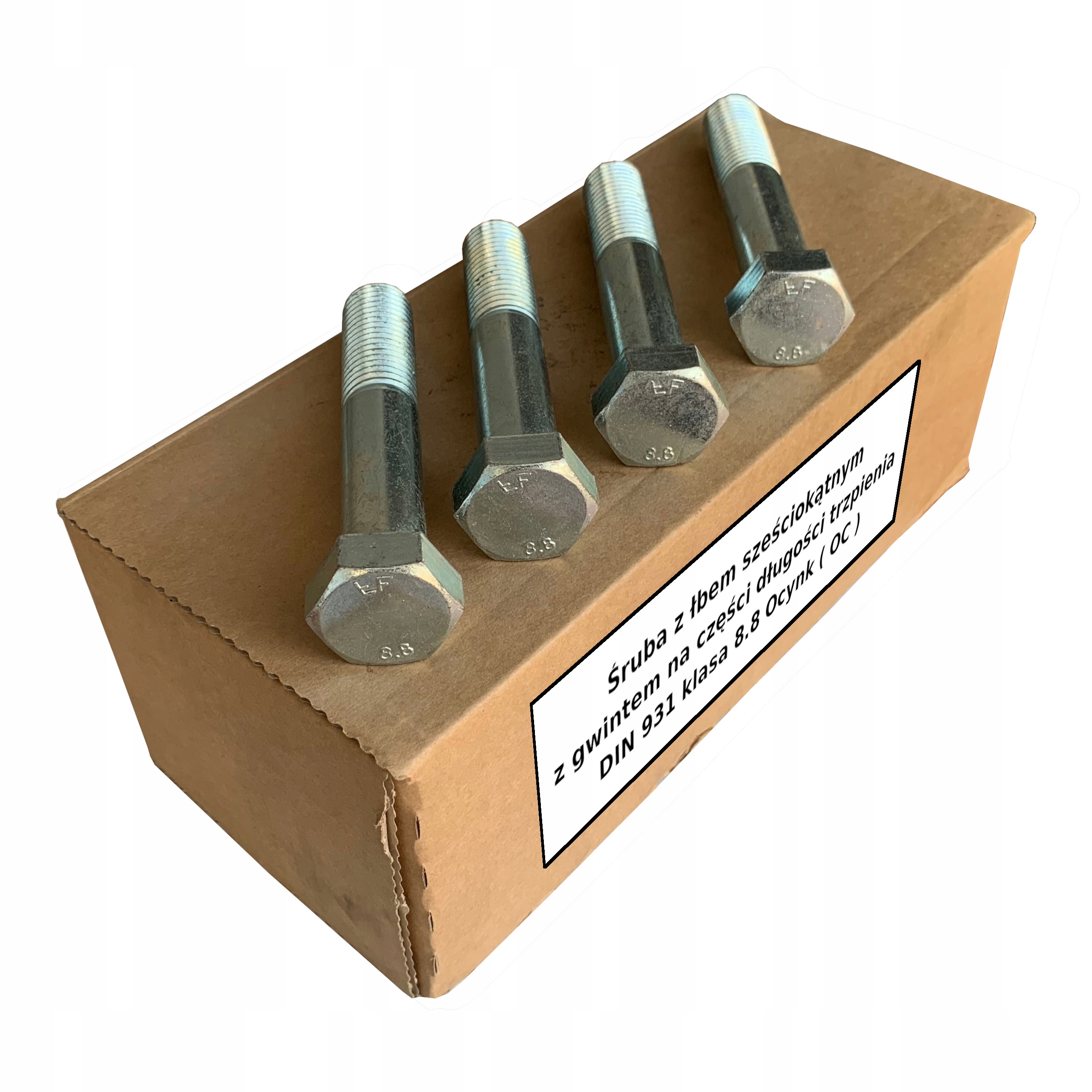 Csavar M27x240-8.8 oc.B DIN 931 - 1 db