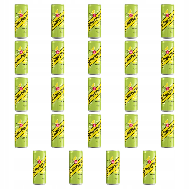 Sycený Nápoj Schweppes Lemon s příchutí citronu v plechovce 330 ml X24