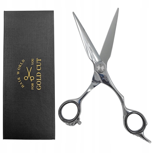 Gold Cut Bs Kadeřnické Nůžky 7,0" Stříbrné Silver Pouzdro NBSJ270