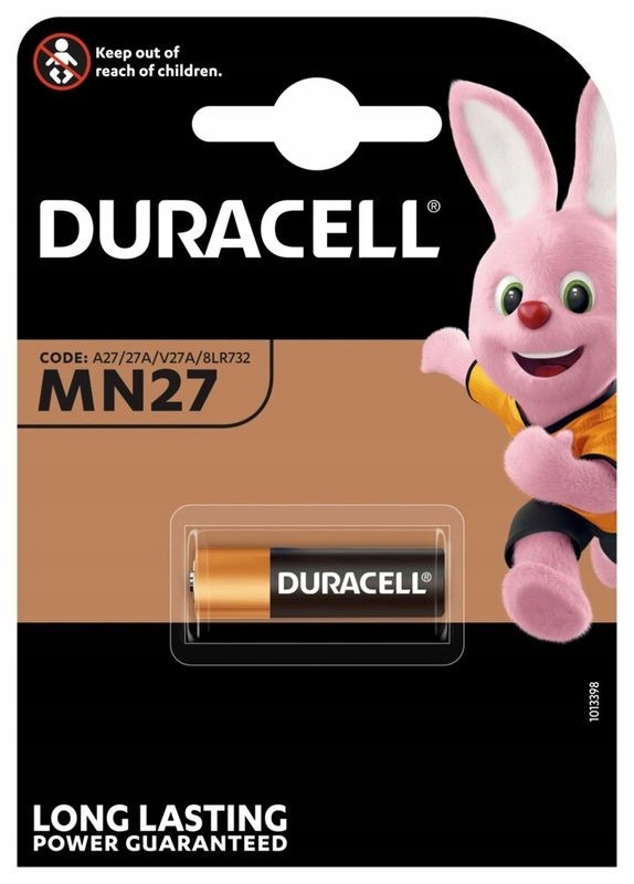 

Bateria Duracell 27A MN27 Do Pilota Samochodowego