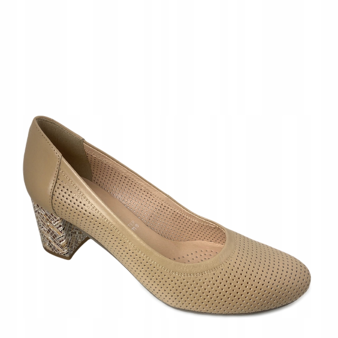 Dámské lodičky Arka Bioeco 5890/2170/2127 béžová 40, béžová