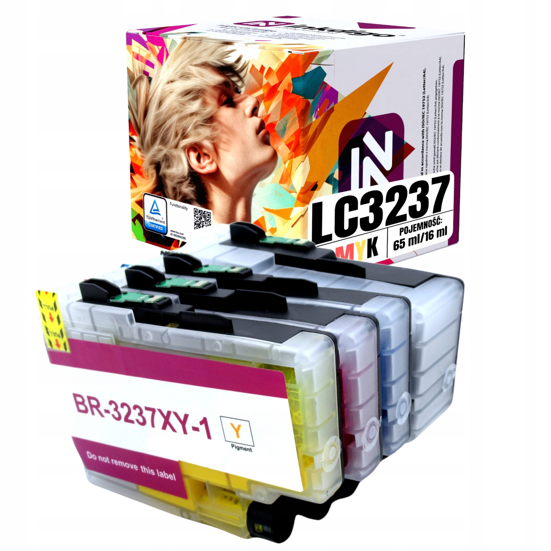4x Tusz LC3237 Cmyk pro Brother MFC-J5945DW J6100DW