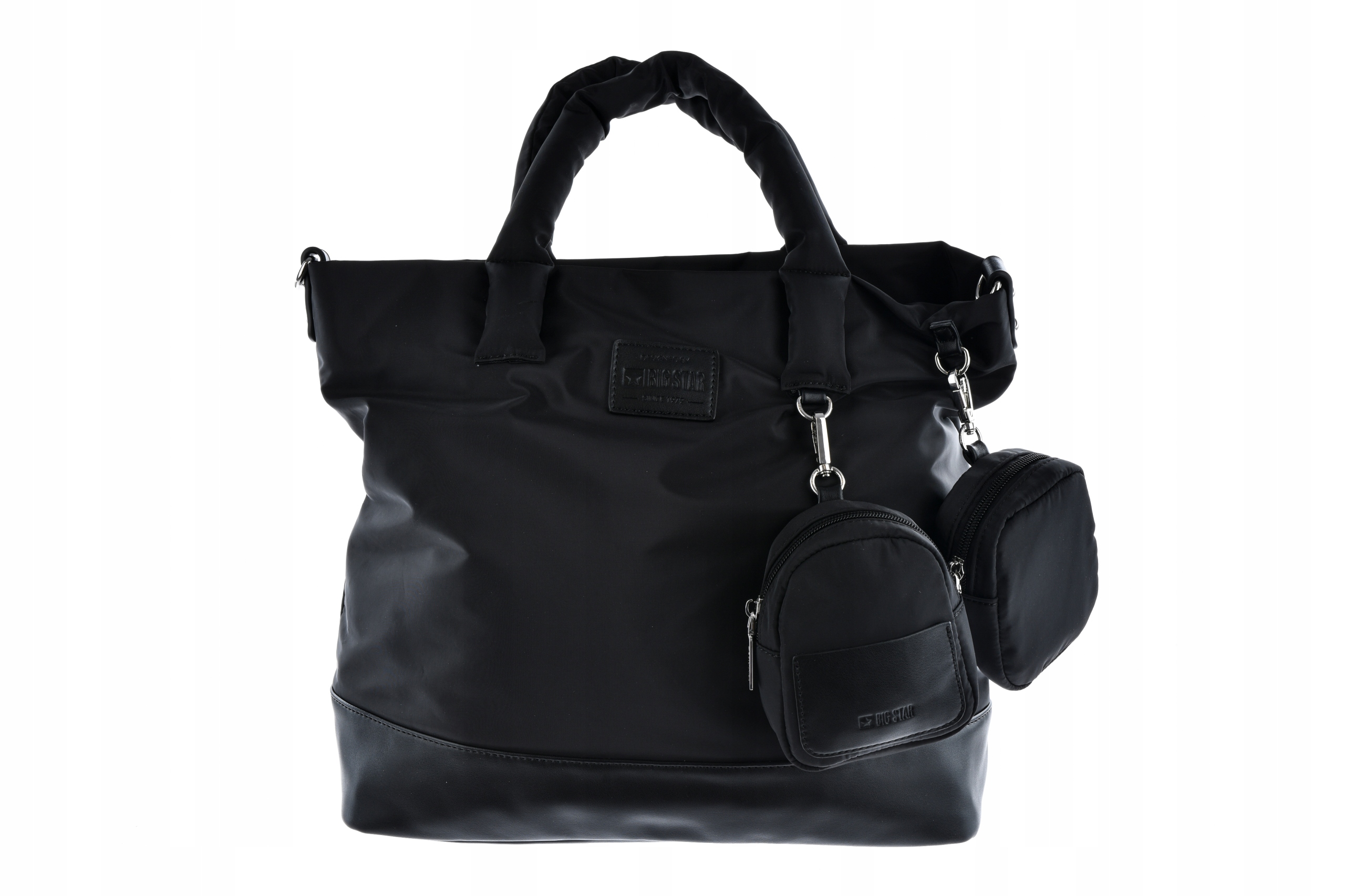 Big Star Torebka Damska Torba Czarna Shopper Na Ramię LL574122