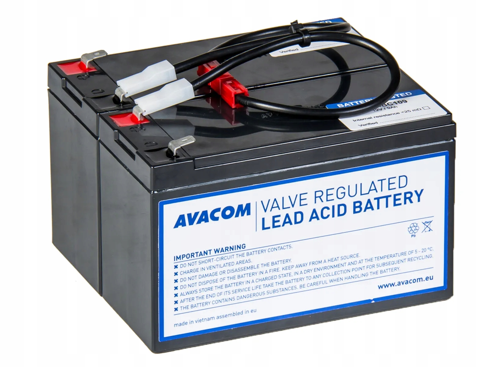 Batéria Avacom AVA-RBC109 náhrada za RBC109 batéria pre Ups AVA-RBC109