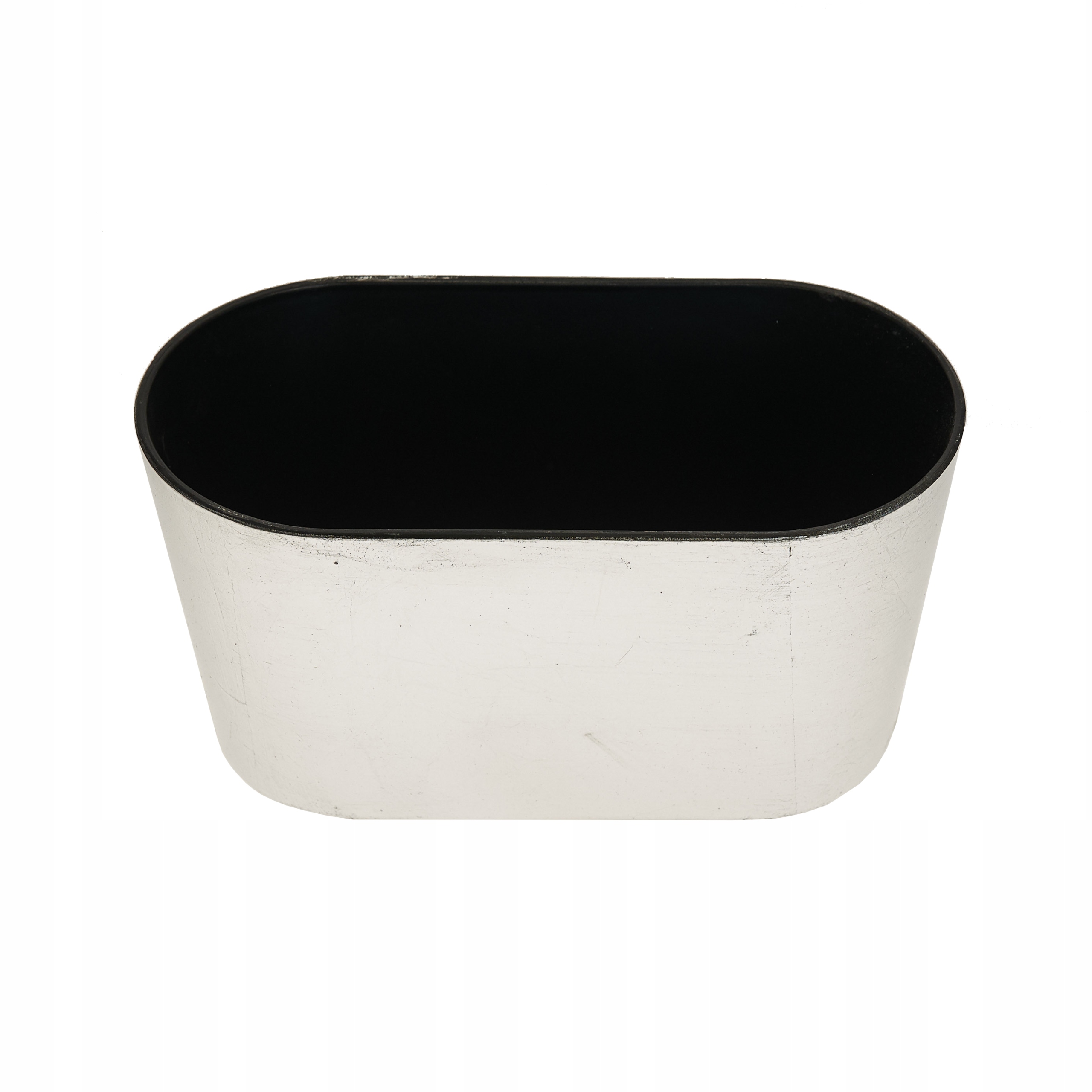 OSŁONKA DONICZKA SREBRNA TWORZYWO SZTUCZNE