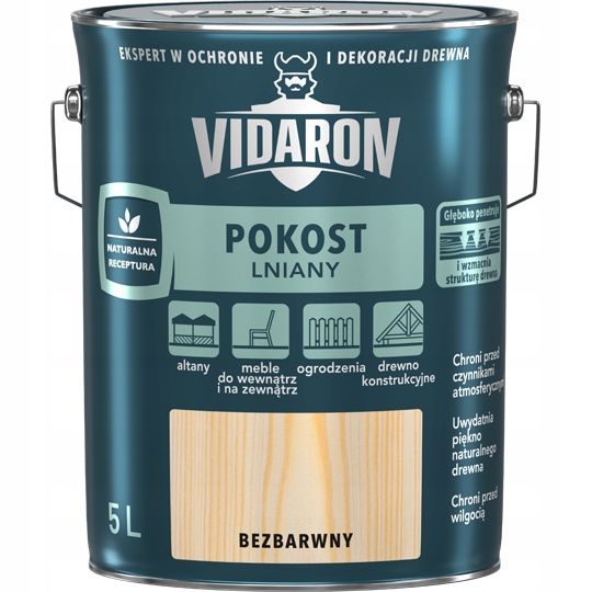 Vidaron Podklad Na Dřevo Lněný Pokost 5 L