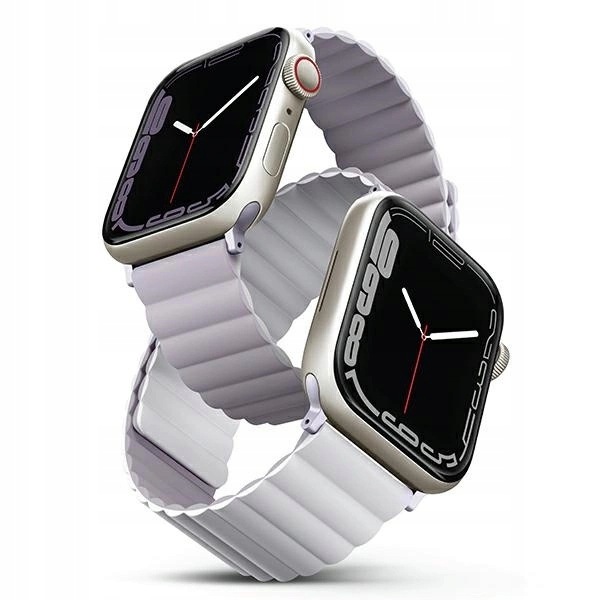 Pasek Uniq Revix na Apple Watch 42 44 45 49 mm liliowo-biały