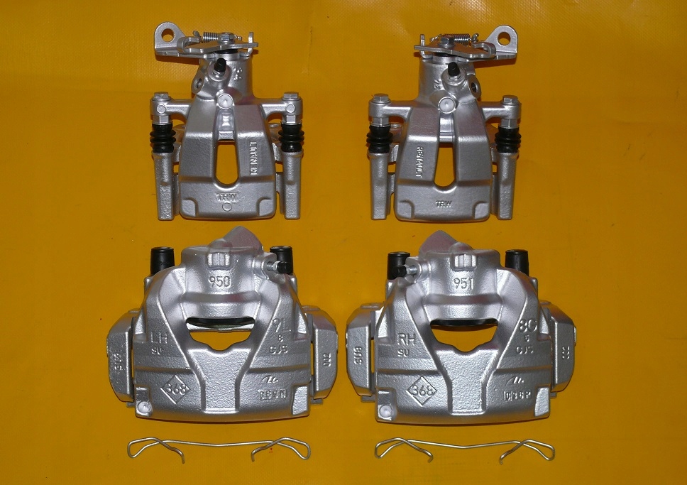 ЗАТИСКАЧІ ЛІВИЙ ПРАВИЙ ПЕРЕДНІЙ ЗАДНІЙ MEGANE SCENIC II 03-