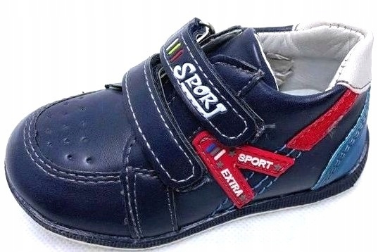 

Buty sport trzewiki półbuty skóra rzepy R-26-16,5