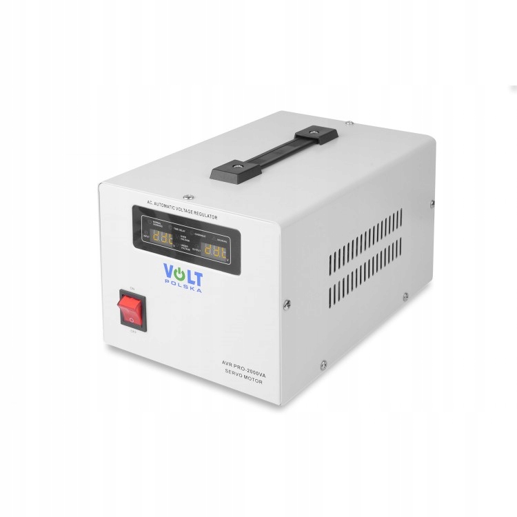 Stabilizator Napięcia Prądu Volt Polska Avr Pro 2000VA 2000W Servo 3% 2KW
