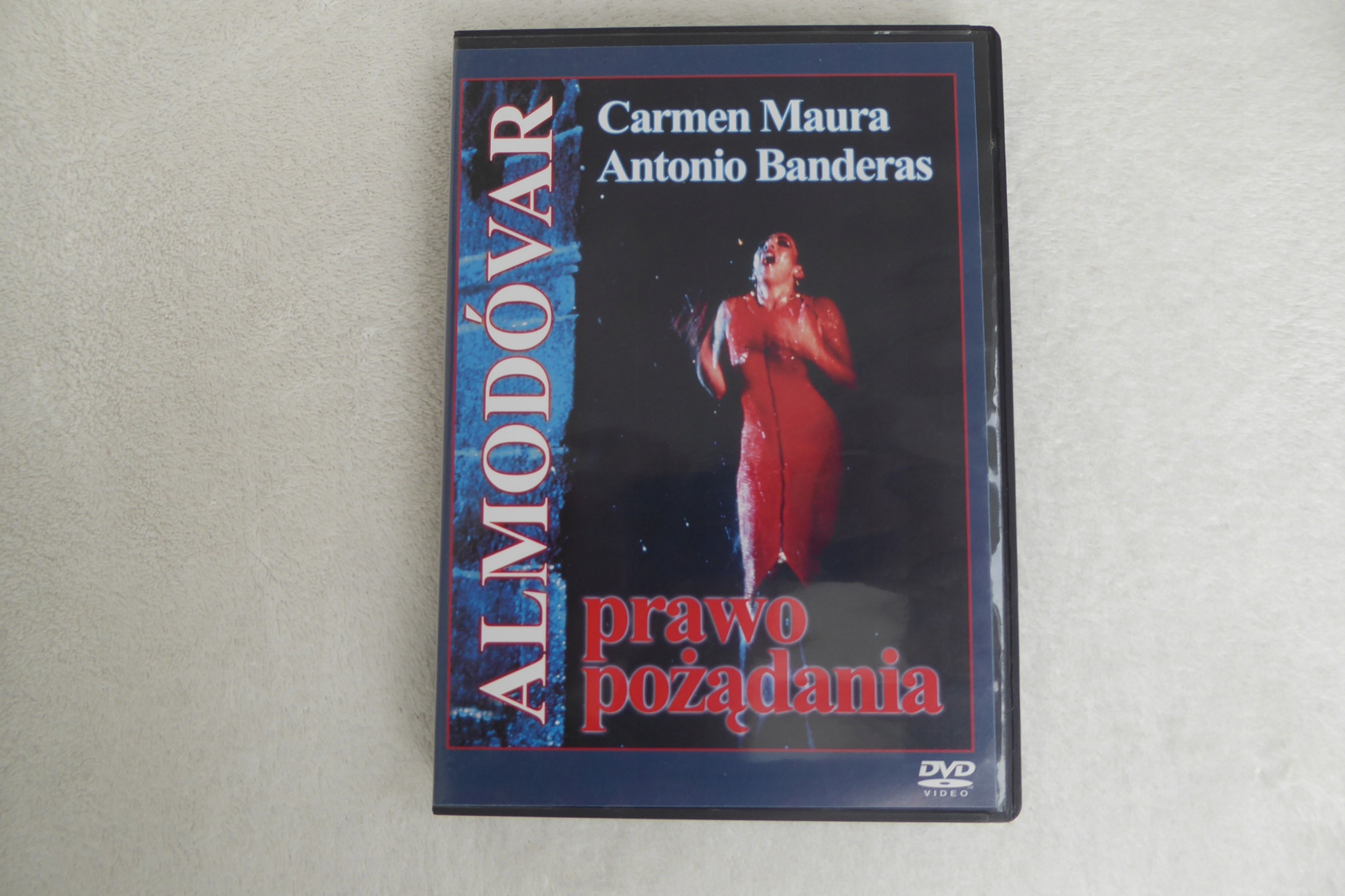 PRAWO POŻĄDANIA-reż.Pedro Almodovar -Carmen Maura Antonio Banderas dvd ...