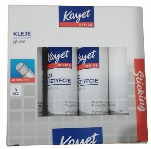 

Kayet Kleje w sztyfcie 4szt. transparentne